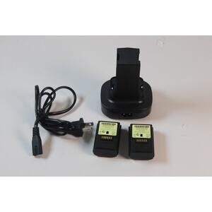 Microsoft Xbox 360 Quick Charge Kit Dual Charging Dock W/ two batteries